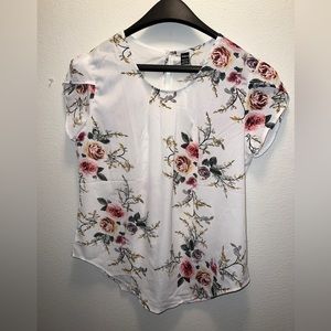 Shein Floral Blouse